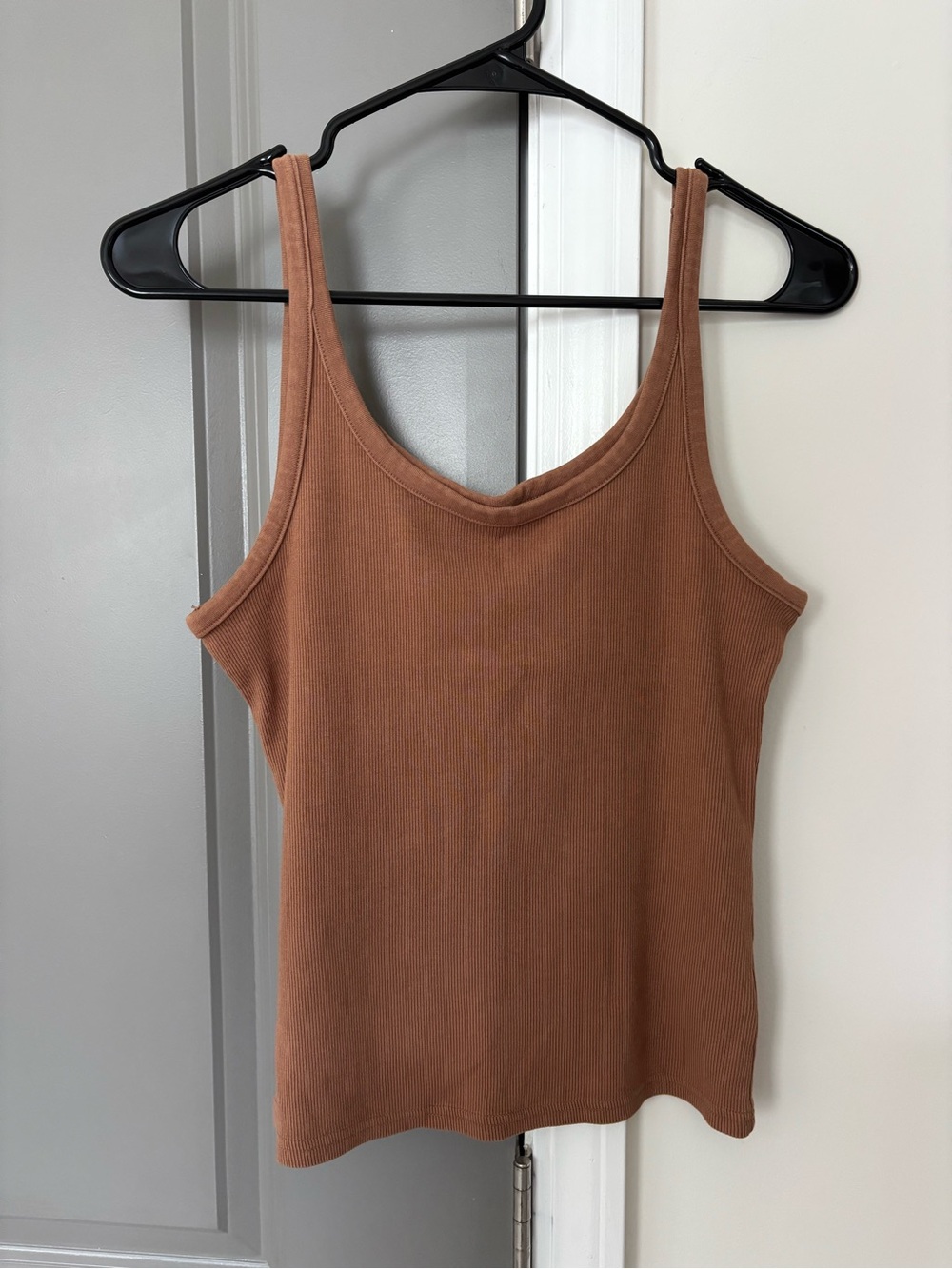 NWOT Aerie Brown Ribbed Tank